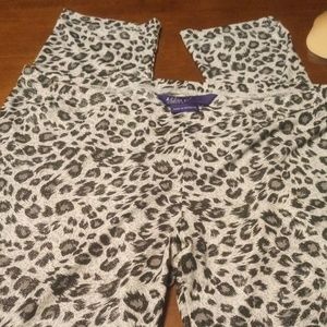 🆕 No Tags Miley Cyrus Leopard 🐆 Print Leggings